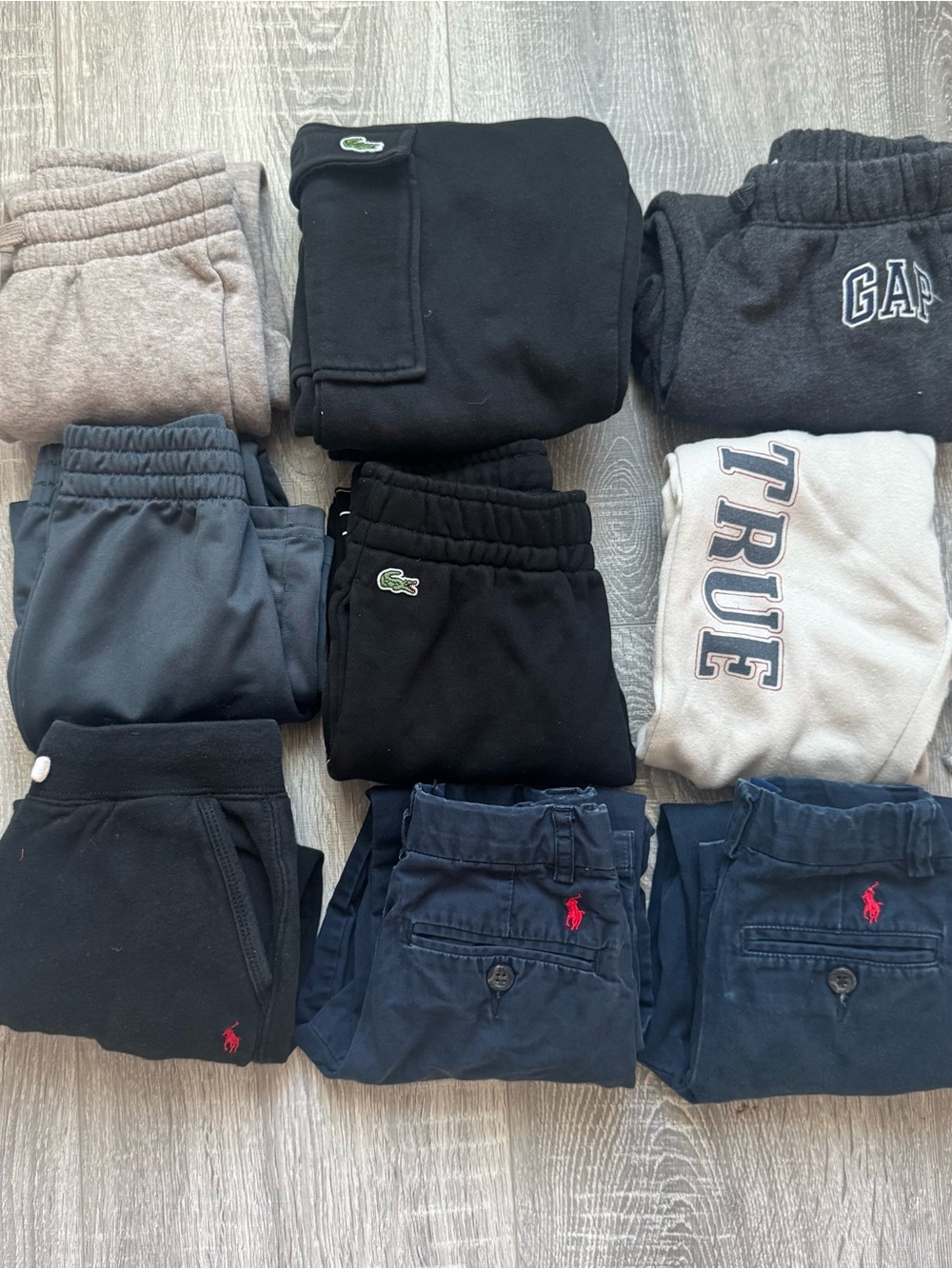 Lacoste, Ralph Lauren, H&M, Gap, H&M Joggers and Sweatpants Bundle 4T
